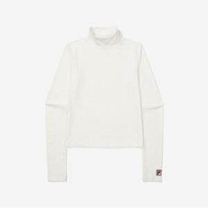 [FILA] 면혼방스트레치 모크넥 긴팔티 (FS2RLF3S01F_SWH)