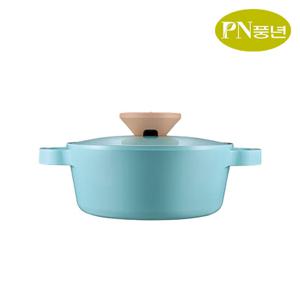PN풍년 통주물 인덕션&가스 코팅 양수냄비 20cm/블리스 노르딕IH