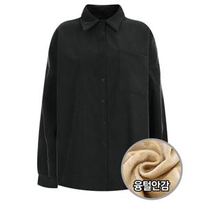 샵앤) 여성 카라넥 빅포켓 융기모남방셔츠 BYGO-WBL-20078-블랙