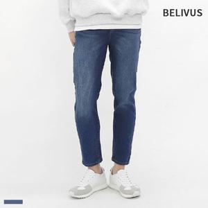 빌리버스 남자 청바지 일자 데님 팬츠 BWS057 9부