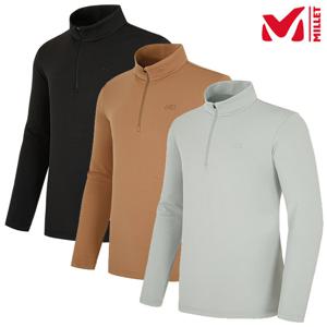 [밀레 (행사)]남성 겨울 기모 시그니처W 집업 등산 티셔츠_MVTWT323