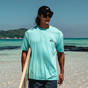 퀵실버 남성 반팔 래쉬가드 QS1077BMT