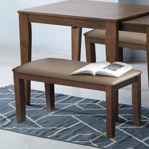 베스트리빙 공간활용 슬라이딩 확장형 캘빈 4인 원목 식탁세트/벤치형