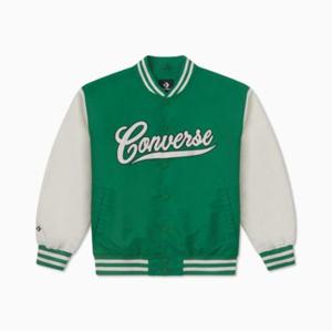 M PQC 10026912-302 빈티지 바시티 재킷 컨버스 그린