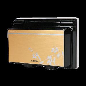 아이언골드 전기 매입 방우형 가로 2구 콘센트 상가