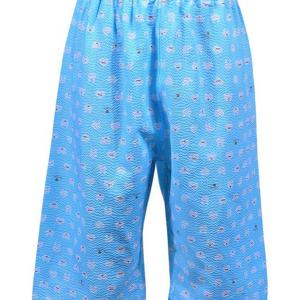 평화 시원한 남성 엠보 남자 8부 파자마 잠옷바지