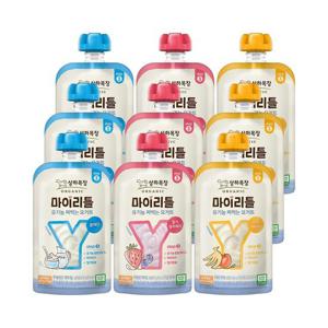 [매일유업]상하목장 마이리틀 3종(플레인,사과바나나,딸기블루베리) 9팩