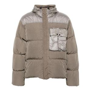 씨피 컴퍼니 에코 크롬 R 믹스드 고글 다운 자켓 17CMOW032A0063