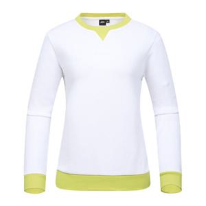 [JDX]여성 배색 라운드 블루종 티셔츠 X2TLW5447