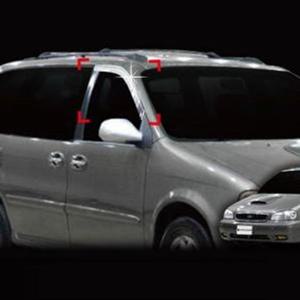 카니발1-2 (98~05) 크롬 도어 썬바이져 햇빛 가리개