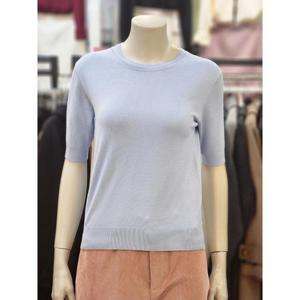 SOUP 세이브존07 라운드넥 반팔 숏 니트 SB3SK35