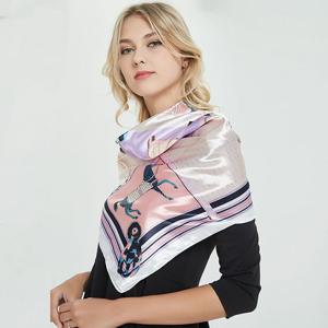 올리비아 사각 스카프 바이올렛 데일리 여성