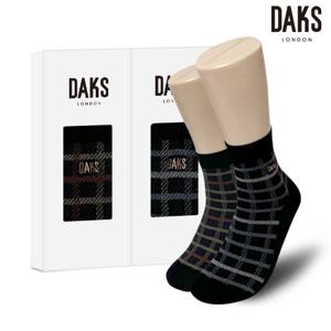 [닥스] 신사 2족 선물세트 중목 사각 25316