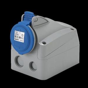 아남콘센트(2P+E 16A) 250V 555154 노출(IP44)