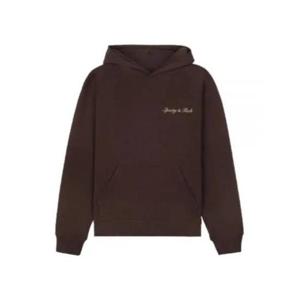 스포티앤리치 후드 티셔츠 HOAW237CH10 Free Chocolate