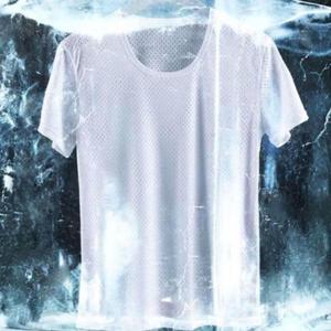 냉감티셔츠 쿨 티셔츠 매쉬 아이스 촉감 냉감 반팔 얼음 라운드티