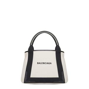 발렌시아가 NAVY 스몰 카바스백 토트백 3399332HH3N9260 Ivory