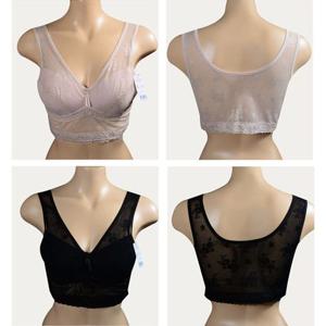 (챠밍)런닝형 시스루 플라워 망사 메쉬 탑브라