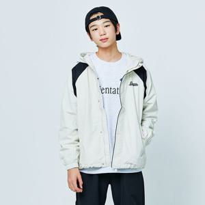 [소이]남녀공용 가을이월 나일론배색후드점퍼(25S0102)