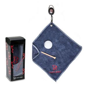 골프클럽수건 루체골프 골프 릴타올 골프수건 골프공닦이