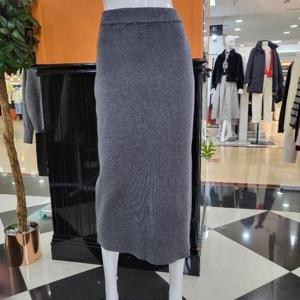 파파야 DP01 뒷트임 니트 스커트 PNPRSK012A