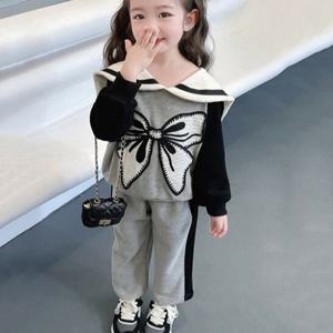 [엠케이] 리본세라 여아동 트레이닝 상하복세트 205548