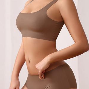 G125754_(캡분리)심리스 브라탑 팬티세트 노와이어