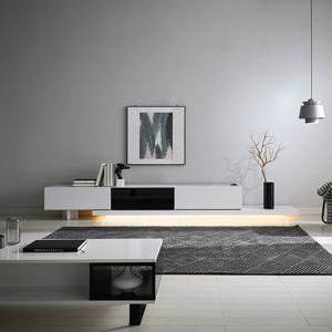 GVEN 지벤 노르마니 유리도어 LED 거실장 FL