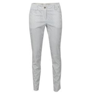 그렌에코 여성 봄 여름 골프웨어 골프 스트라이프 뒤포켓 자수 팬츠 그레이 GES20702