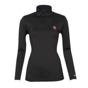 그렌에코 여성 골프웨어 골프 반목 카라 이너 긴팔 티셔츠 블랙 jml22412w