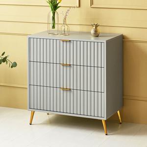 리빙인도무스 고흐 3단 서랍장 그레이