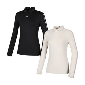 [와이드앵글] 여성 TO PRO 니트 포인트 백 집 폴로 티셔츠 L_WWU24231