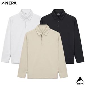 [네파][티셔츠 카라티셔츠](7L15243) 남성 봄여름 캐주얼 스코틀랜드 긴팔 카라 폴로티셔츠