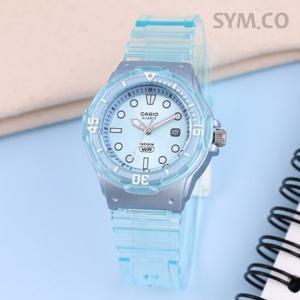 카시오 LRW-200HS-2E 투명 데일리 회전베젤 학생 팝 다이버 여자