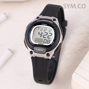 카시오 LW-203-1A 어린이 아동 디지털 방수 남녀공용 우레탄 시