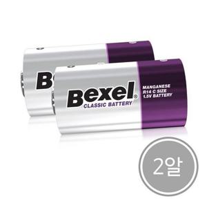 건전지C형 벡셀 망간건전지 C형 2알