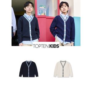 [탑텐키즈]MKF1EC3201 공용) 브이넥 스웨터 가디건
