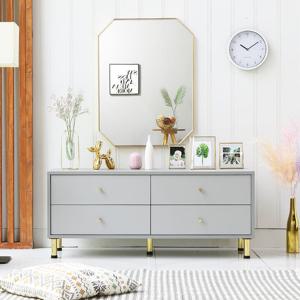 리빙인도무스 골드 매력 1200 거실장 티비다이 그레이