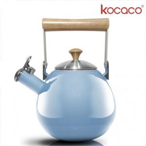 가정용주전자 코카코 아쿠아IH 휘슬 인덕션 법랑주전자 1.7L 식당주전자