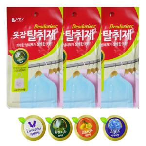 탈취제 리빙굿 옷장용 방향 3개