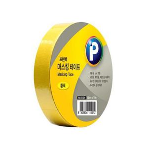 종이테이프 컬러 마스킹 테이프 황색 15x10m M1510Y