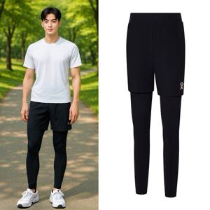 콜핑 남성 여름 하이쿨 등산 긴기장 레깅스 내장 반바지 GS