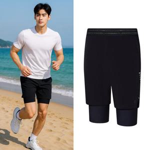 콜핑 남성 여름 파워스트레치 등산 레깅스일체형 반바지 GS