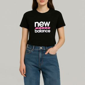 [뉴발란스 주니어]NB 뉴발란스 스포츠 그래픽 코튼 반팔티 블랙 WT51540-BK