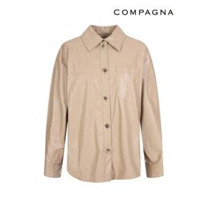 [꼼빠니아]페이크가죽셔츠형자켓_CCCS1-WRC010