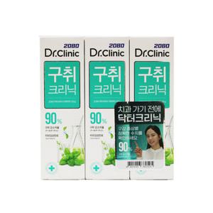 2080 닥터크리닉 구취 치약 120g 3입