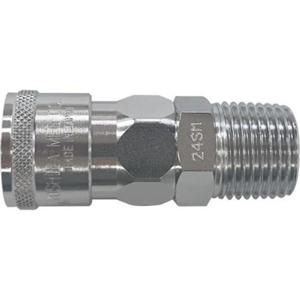 호스 요시다 에어하이커플러 NL-24SM(-40SM) 숫나사PT1_2용