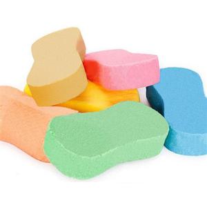 컬러 압축스펀지 / 셀프 손세차용품 스폰지 차량세차스펀지