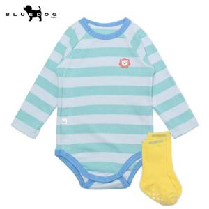 [블루독베이비(BLUEDOG BABY)] 레온 ST 뱀부 바디수트SET (택가격 65000원)
