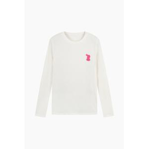 [베네통]바니 패치 골조직 긴팔 티셔츠 BATS96511